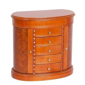 Mele & Co. Trinity Wooden Jewelry Box